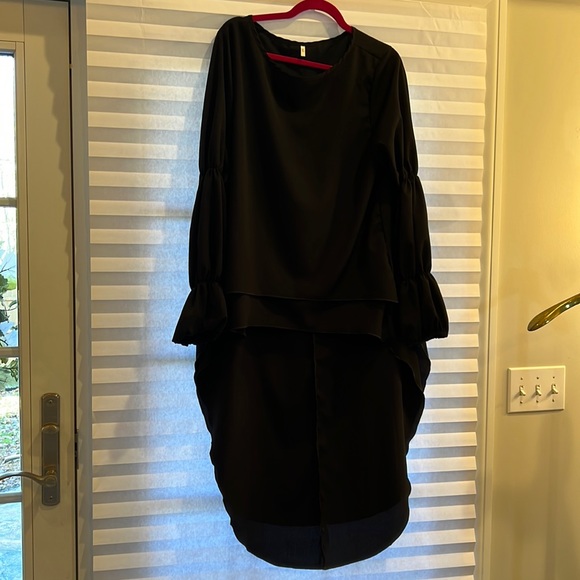 Tops - Ladies Boho hi-low blouse